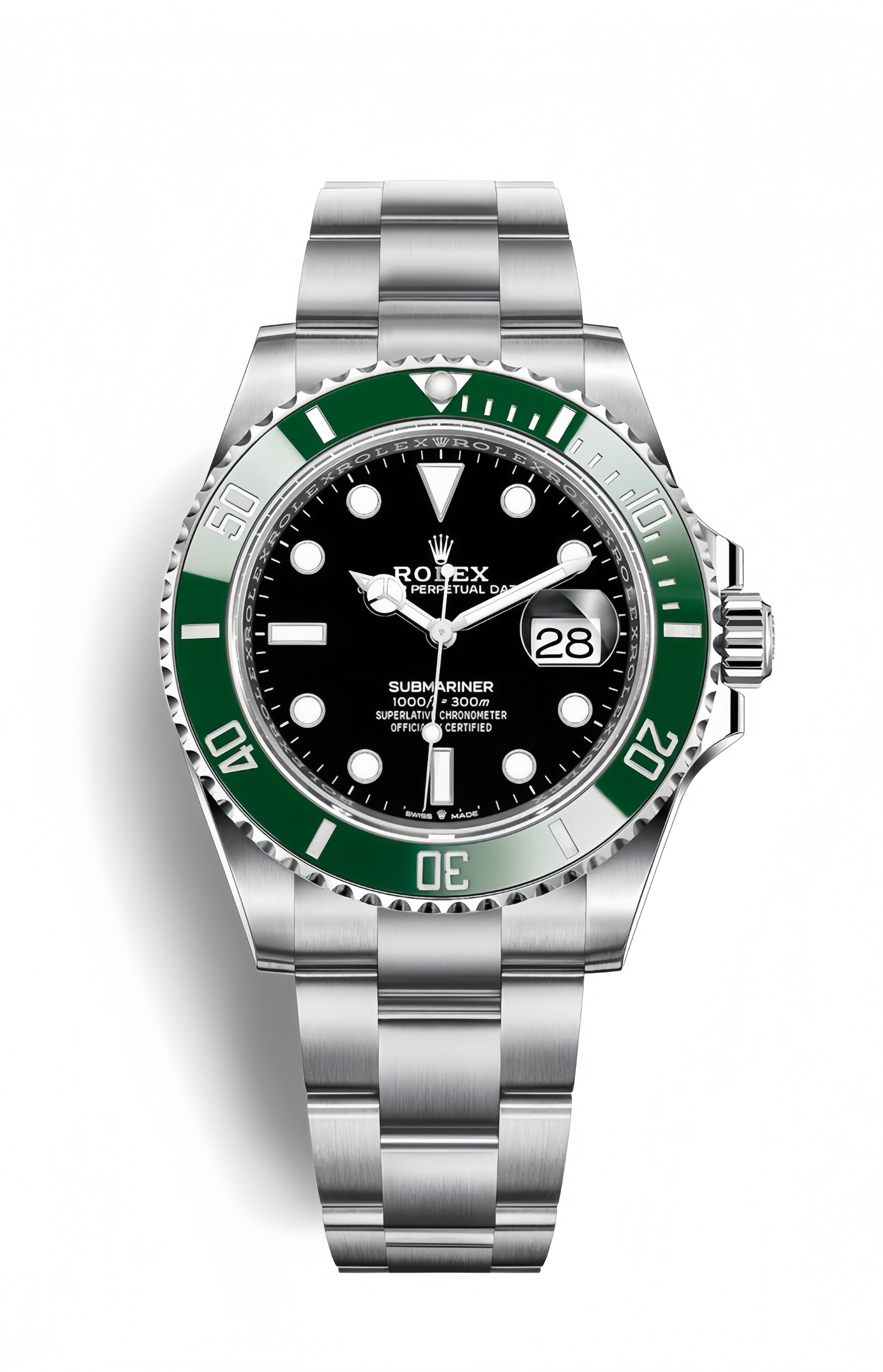 Rolex Submariner Green Bezel Luxury Men’s Watch