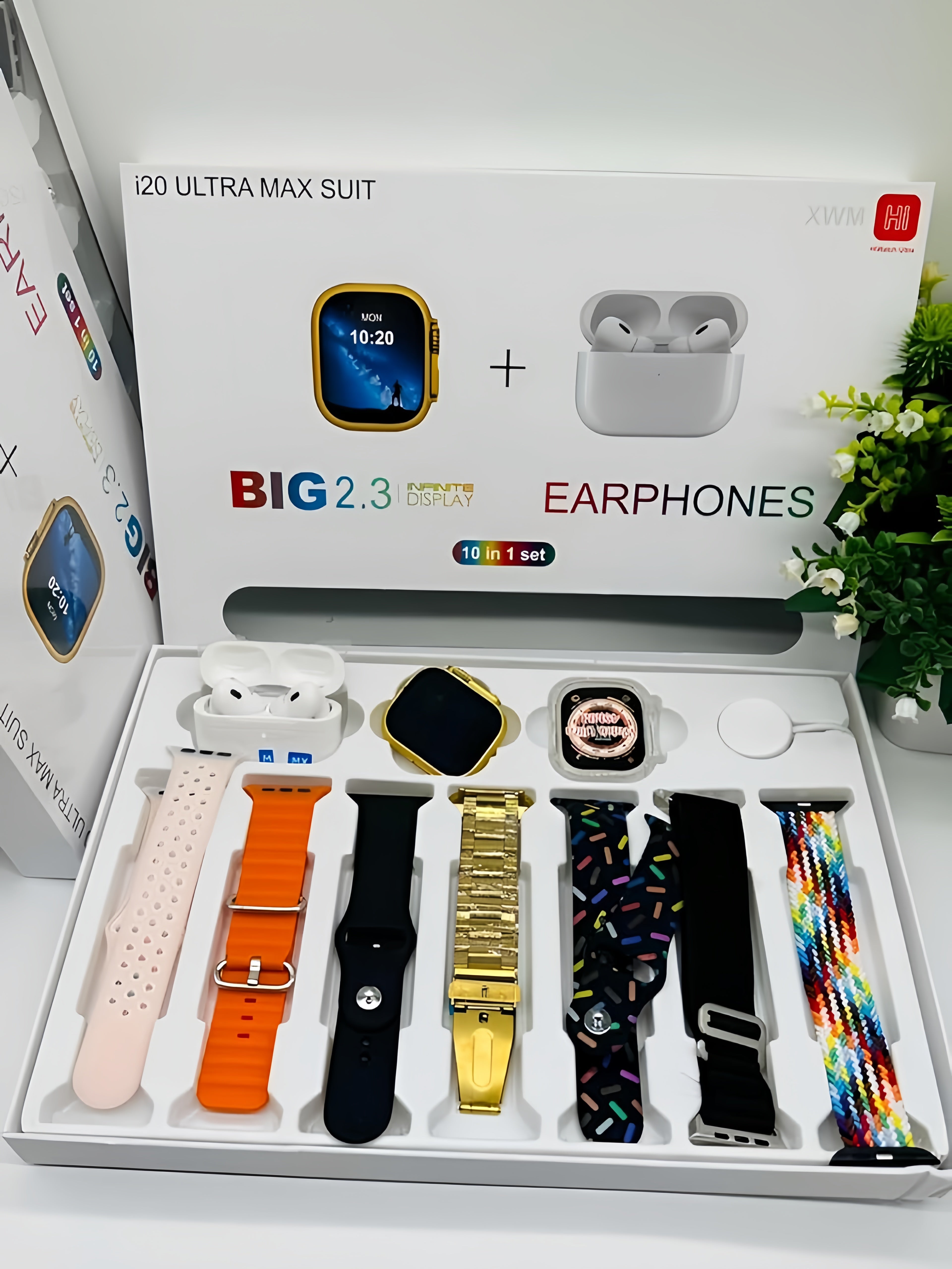 i20 Ultra Max Suit Smartwatch