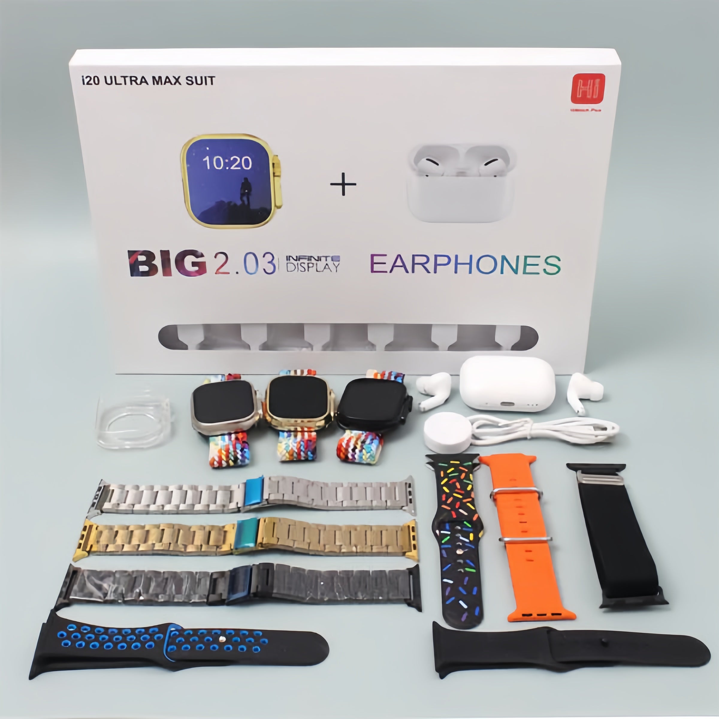 i20 Ultra Max Suit Smartwatch